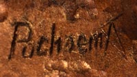 Artist signature of Kevin Pochoema, Hopi Pueblo Carver