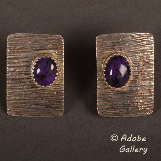 Alternate close up view of the pair of errings.