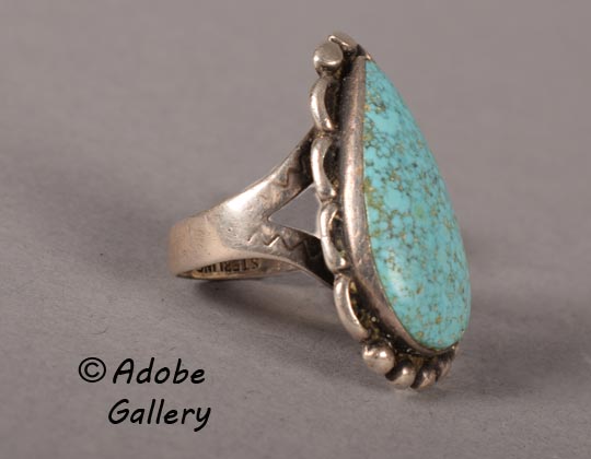 Alternate view of this turquoise ring.