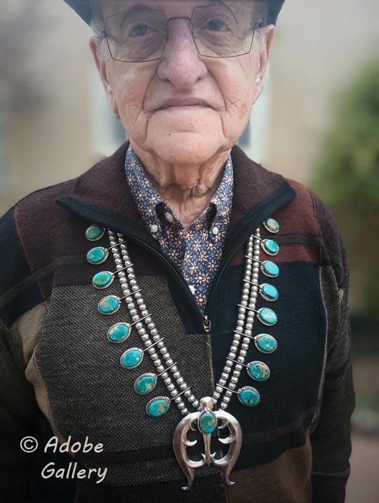Al Anthony wearing the necklace.