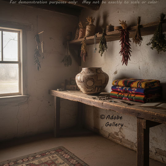 Alternate view of this pottery vessel.