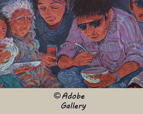 Alternate close-up view of a section of this painting. Alternate close-up view of a section of this painting.
