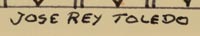 Jemez Pueblo  artist signature of José Rey Toledo (1915-1994) Shobah Woonhon (Morning Star)