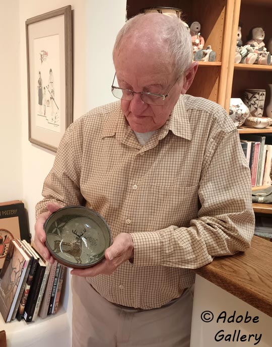 Alexander Anthony holding this bowl for scale.