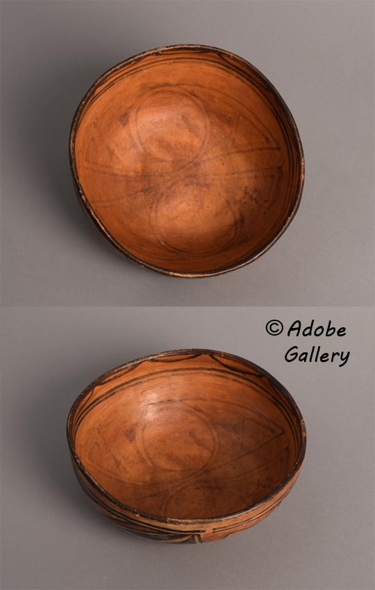 Alternate view of this pottery vessel. Alternate view of this pottery vessel.