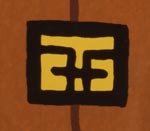 While it is neither signed nor dated in pencil, it has his HF imprint which  identifies it as one of the earliest versions of Harry Fonseca.