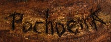  Artist signature of Kevin Pochoema, Hopi Pueblo Carver