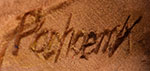 Artist signature of Kevin Pochoema (1965- ) - Hopi Pueblo, Hopituh Shi-nu-mu