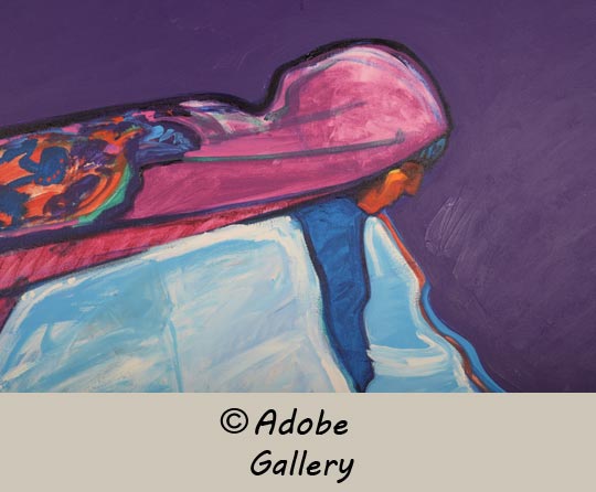 Alternate close-up view of a section of this painting.