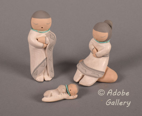 Alternate close-up view of some of the figurines.