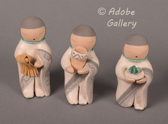 Alternate close-up view of some of the figurines.