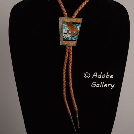 Another view of the bolo tie.