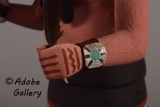 Close up view of the arm wearing a bracelet. Close up view of the arm wearing a bracelet.