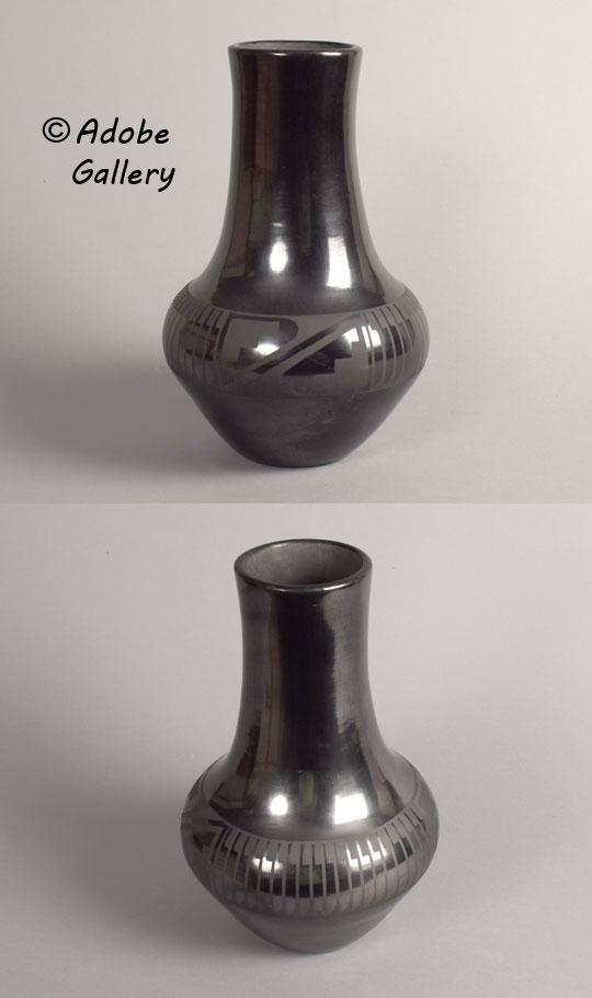 Alternate view of this pottery vessel.