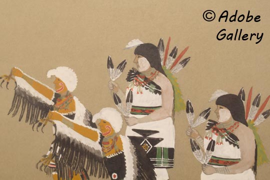 Alternate close-up view of a section of this painting. Alternate close-up view of a section of this painting.