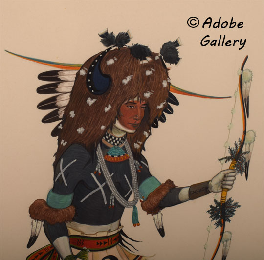 Alternate close up view of a section of one of the paintings. Alternate close up view of a section of one of the paintings.