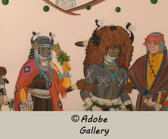 Alternate close-up of a section of this panting. Alternate close-up of a section of this panting.