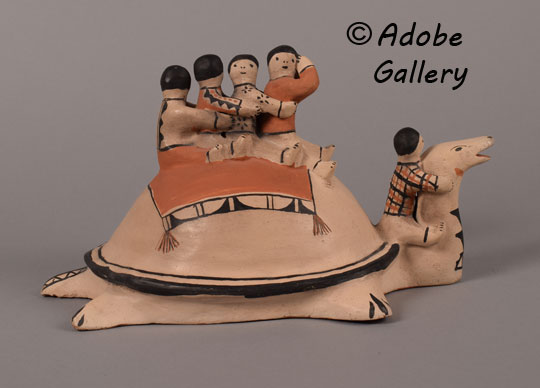 Alternate view of this pottery vessel.