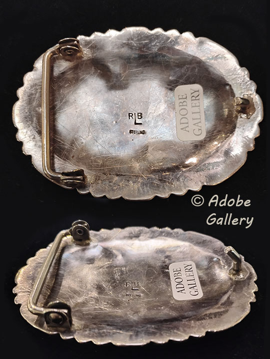 Back of the buckle - two views. Back of the buckle - two views.