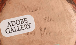 Hopi-Tewa artist signature of Rondina Huma (1947- ) Hopi Pueblo, Hopituh Shi-nu-mu