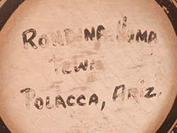 Signature of Rondina Huma, Hopi Pueblo Potter