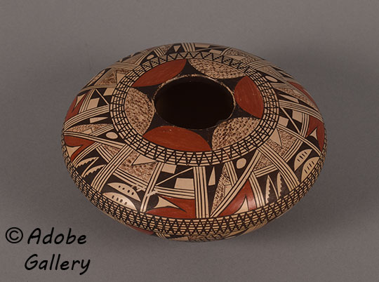 Alternate view of this pottery vessel.