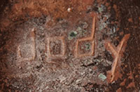 Santa Clara artist signature of Jody Folwell
