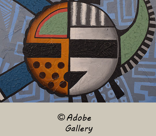 Close up view of a section of this painting. Close up view of a section of this painting.