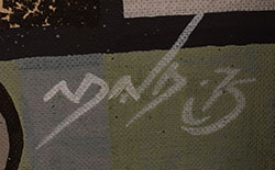Artist Hopid signature of Neil Randall David, Sr. (1944- ) Hopi Pueblo