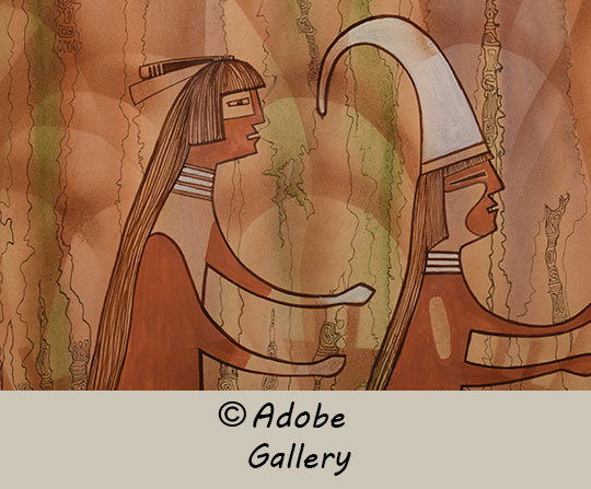 Close up view of a section of this painting. Close up view of a section of this painting.