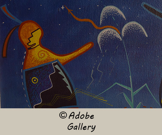 Close up view of a section of this painting. Close up view of a section of this painting.
