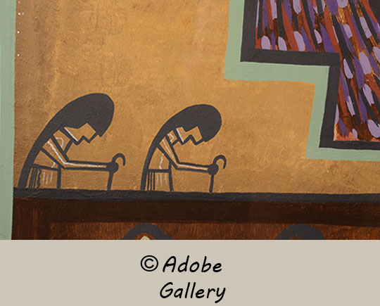Close up view of a section of this painting. Close up view of a section of this painting.