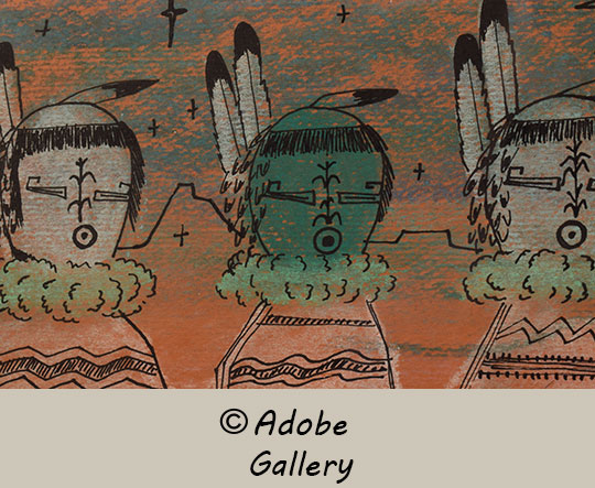 Close up view of a section of this painting. Close up view of a section of this painting.