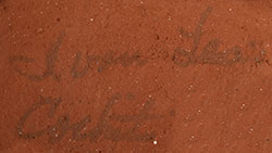 Artist signature of Ivan Lewis (1919-2001) Cochiti Pueblo