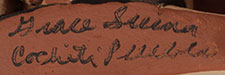 Cochiti Pueblo Potter signature of Grace Suina