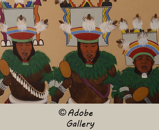 Close-up view of a section of this painting. Close-up view of a section of this painting.