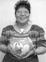 Artist photo courtesy of Gregory Schaaf. Reference: Southern Pueblo Pottery: 2,000 Artist Biographies by Gregory Schaaf.