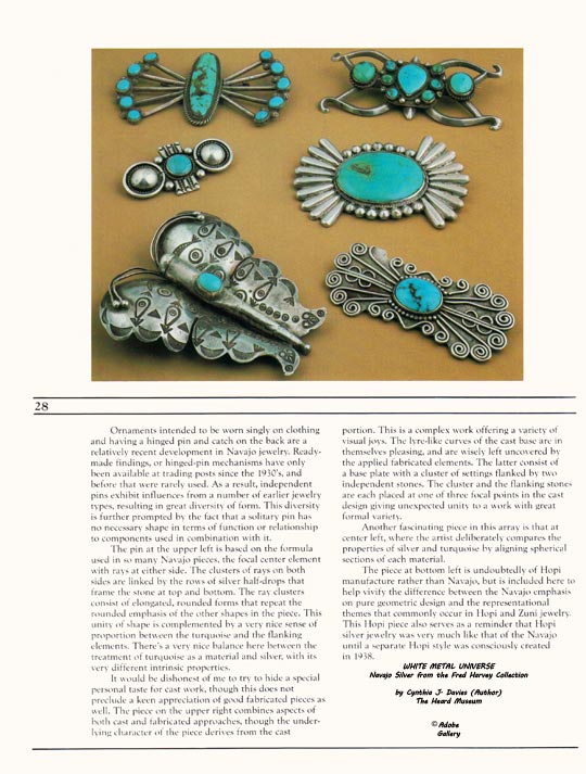 洋書 Navajo Jewelry: A Legacy of Silver WHITE METAL UNIVERSE Navajo Silver from the Fred Harvey Collection